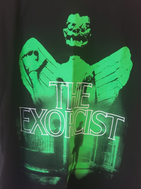 Other - The Exorcist Graphic Tee - Neon Green on Black